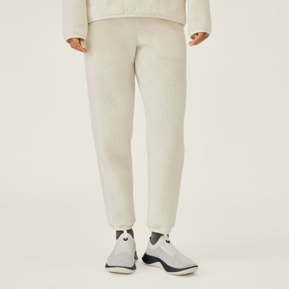 Allbirds Fluff Fleece Pants In Ivory Size Medium - Picture 2 of 9